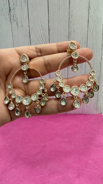 Tara Teardrop Chandbali Earrings