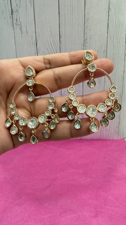 Tara Teardrop Chandbali Earrings