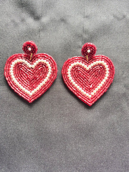 Love Pop Beaded Earrings - 