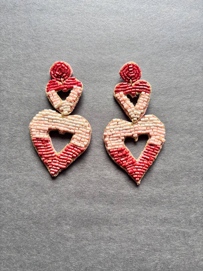 Cupid’s Pick Beaded Earrings - 