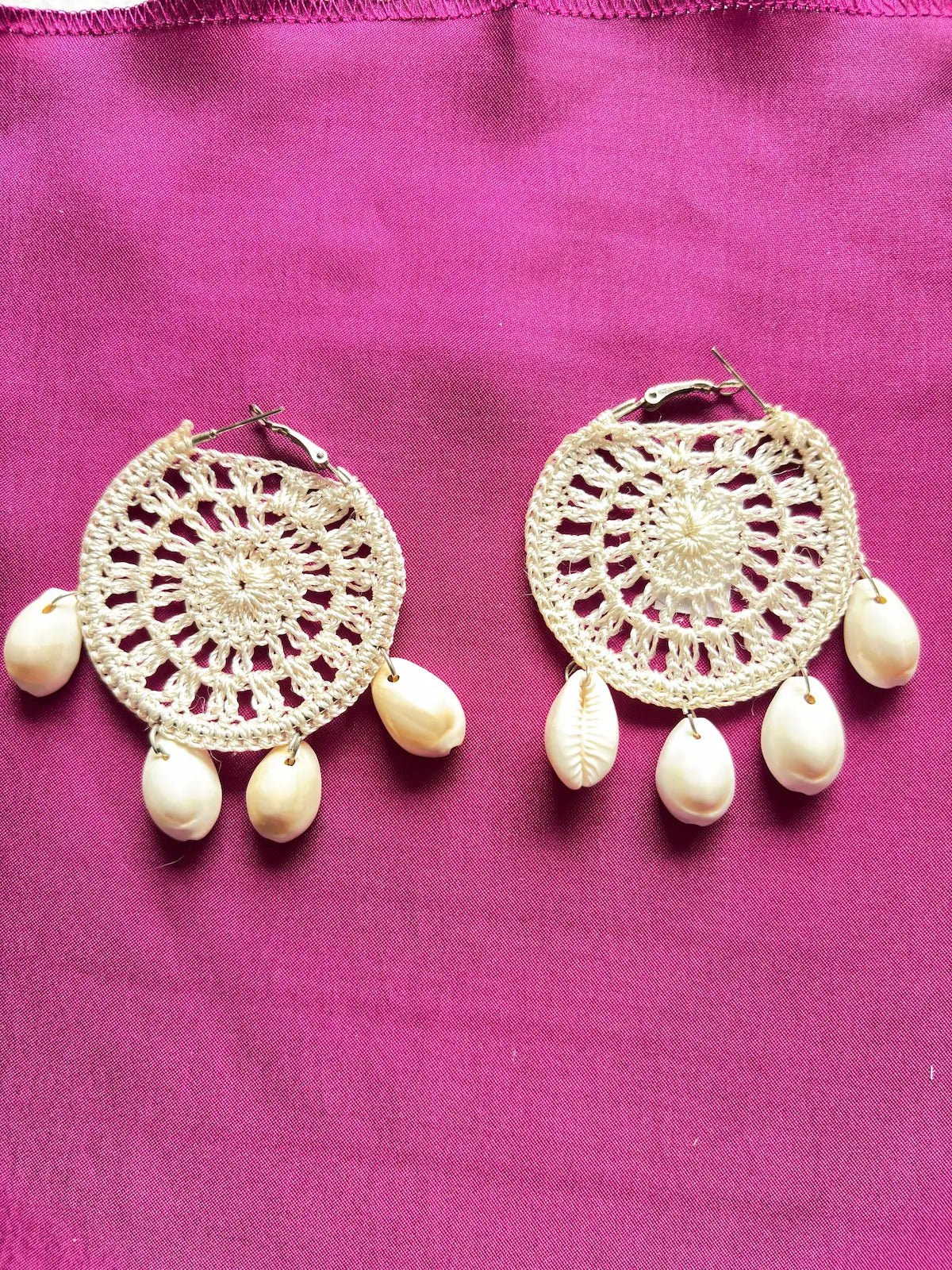 Ivory Flick Beaded Earrings - 
