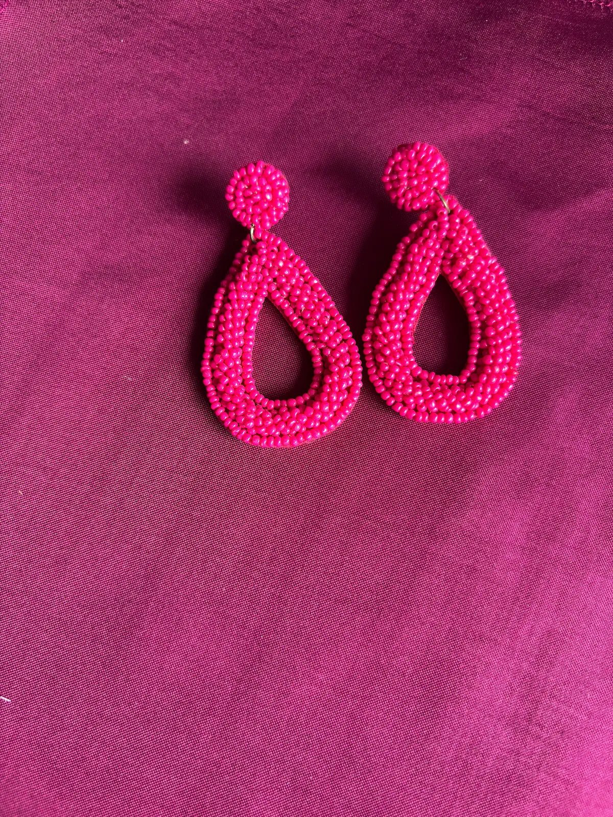 Bubble Pop Beaded Earrings - 