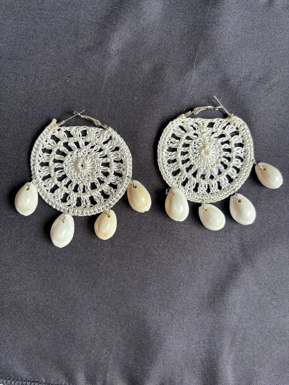 Ivory Flick Beaded Earrings - 