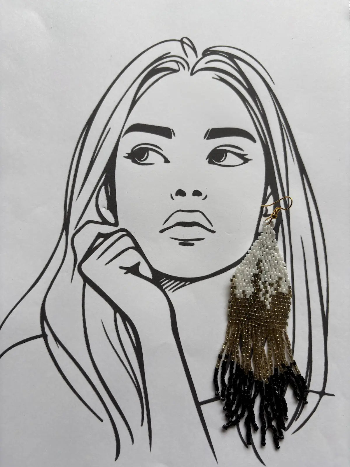 Fringe Theory Beaded Earrings - 
