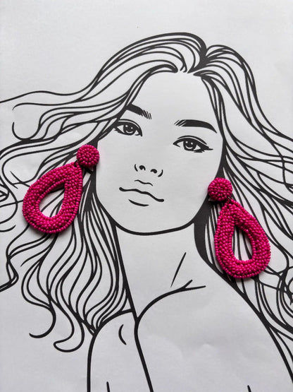 Bubble Pop Beaded Earrings - 