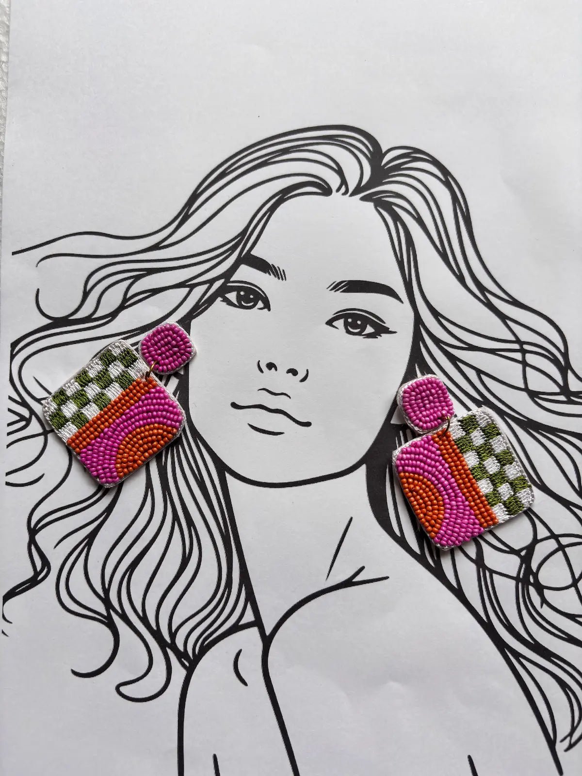 Palette Play Beaded Earrings - 