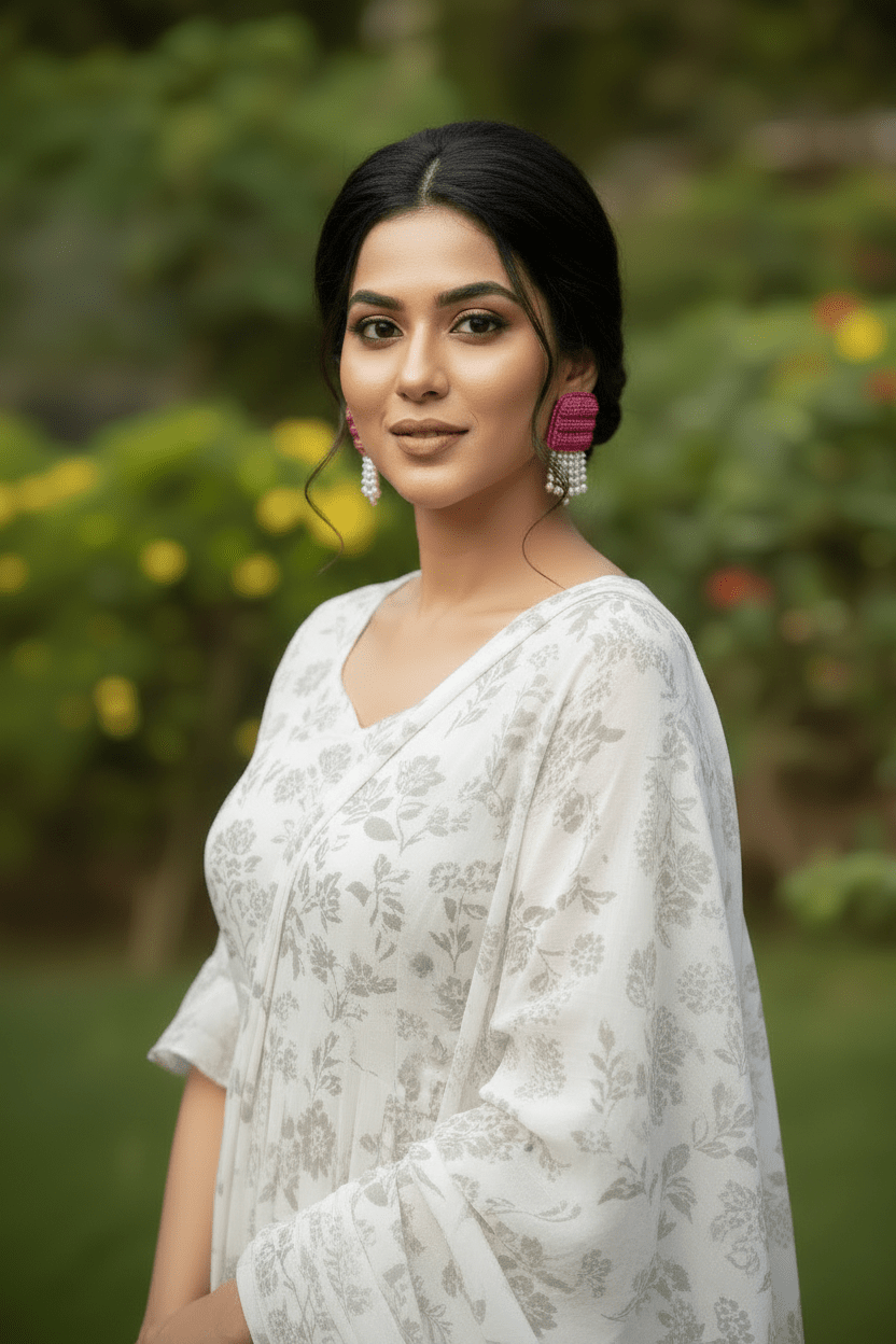 Tassel Tehzeeb Beaded Earrings - 