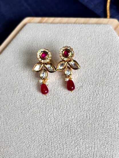 Ruby Kundan Classic Necklace Set - A-25-N-O-1NDQW-BJ