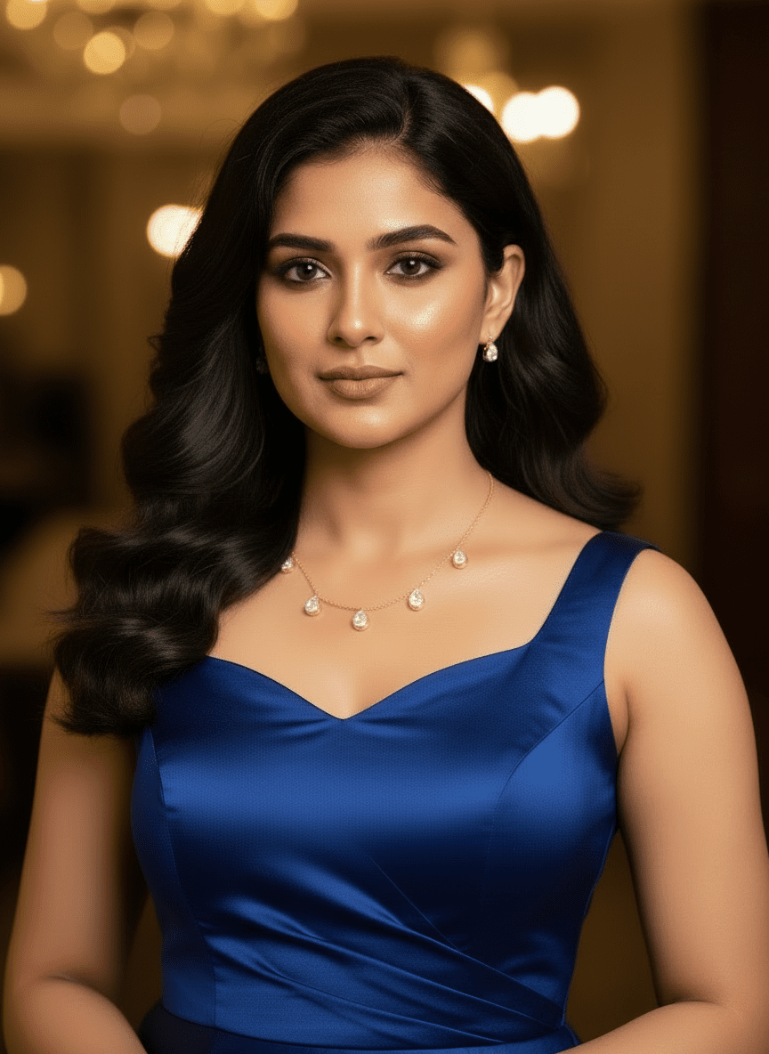 Anvi Minimal Moissanite Necklace Set - A-25-N-M-11BBY-BJ