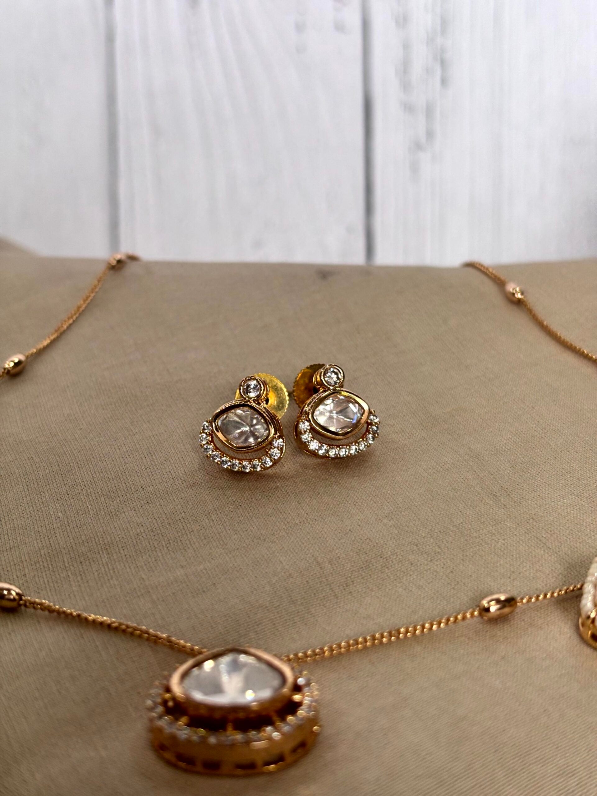 Ridhima Versatile Moissanite Necklace Set - A-25-N-M-11SDH-BJ