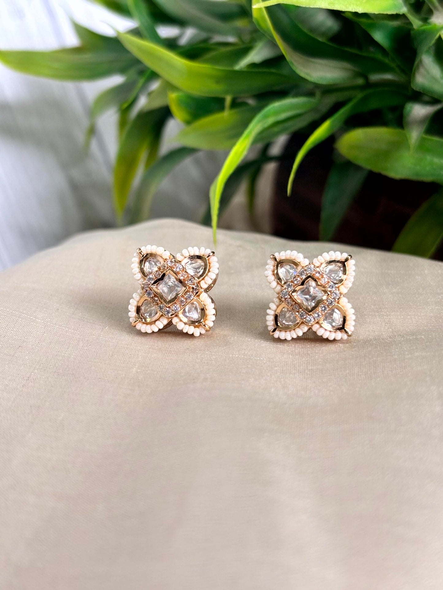 Avni Elegant Emerald Moissanite Necklace Set - A-25-N-O-1NNHH-BJ