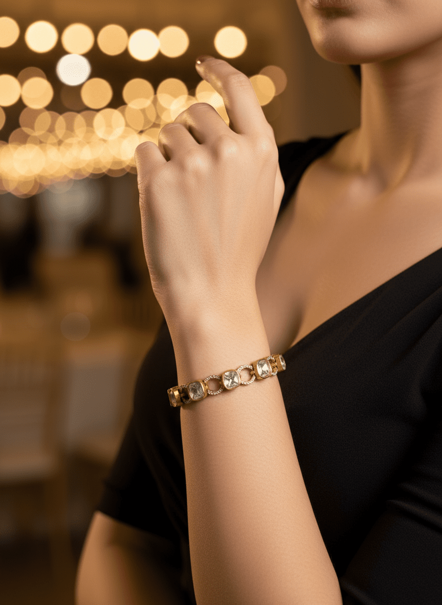 Zehra Moissanite Bracelet - N-24-B-K-1NQYD-BJ