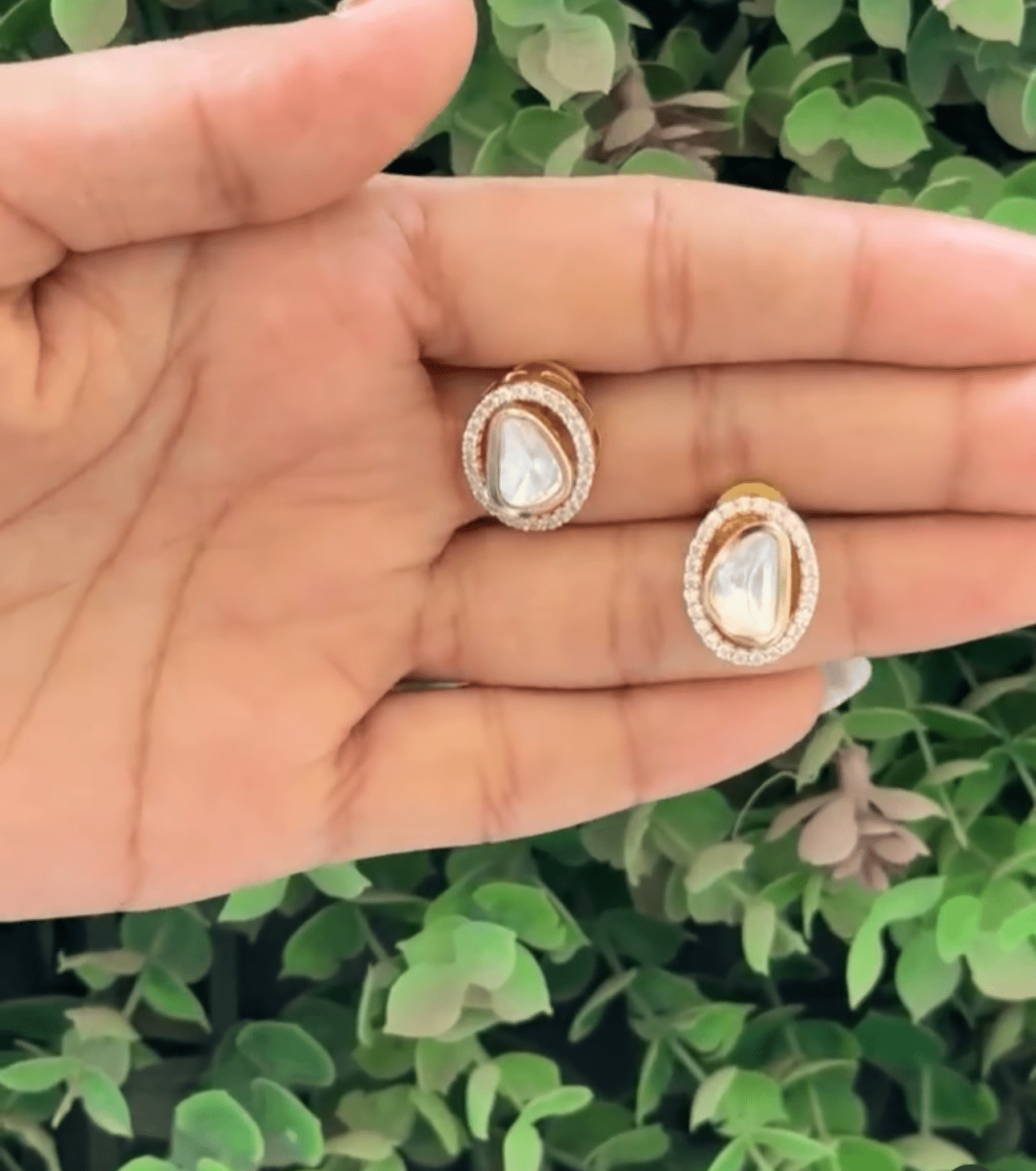 Aisha Everyday Crystal Stud Earrings - 