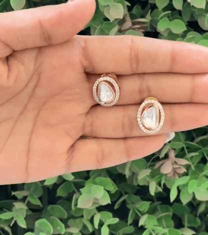 Aisha Everyday Crystal Stud Earrings - 