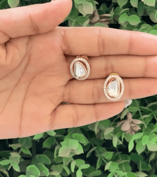 Aisha Everyday Crystal Stud Earrings - 