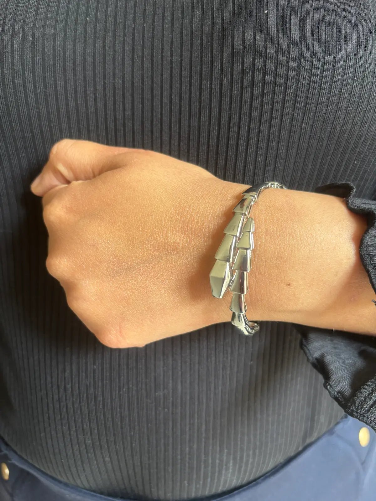Serpent Charm Anti Tarnish Bracelet - 