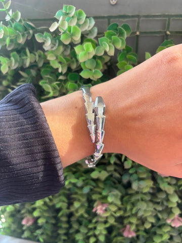Serpent Charm Anti Tarnish Bracelet - 