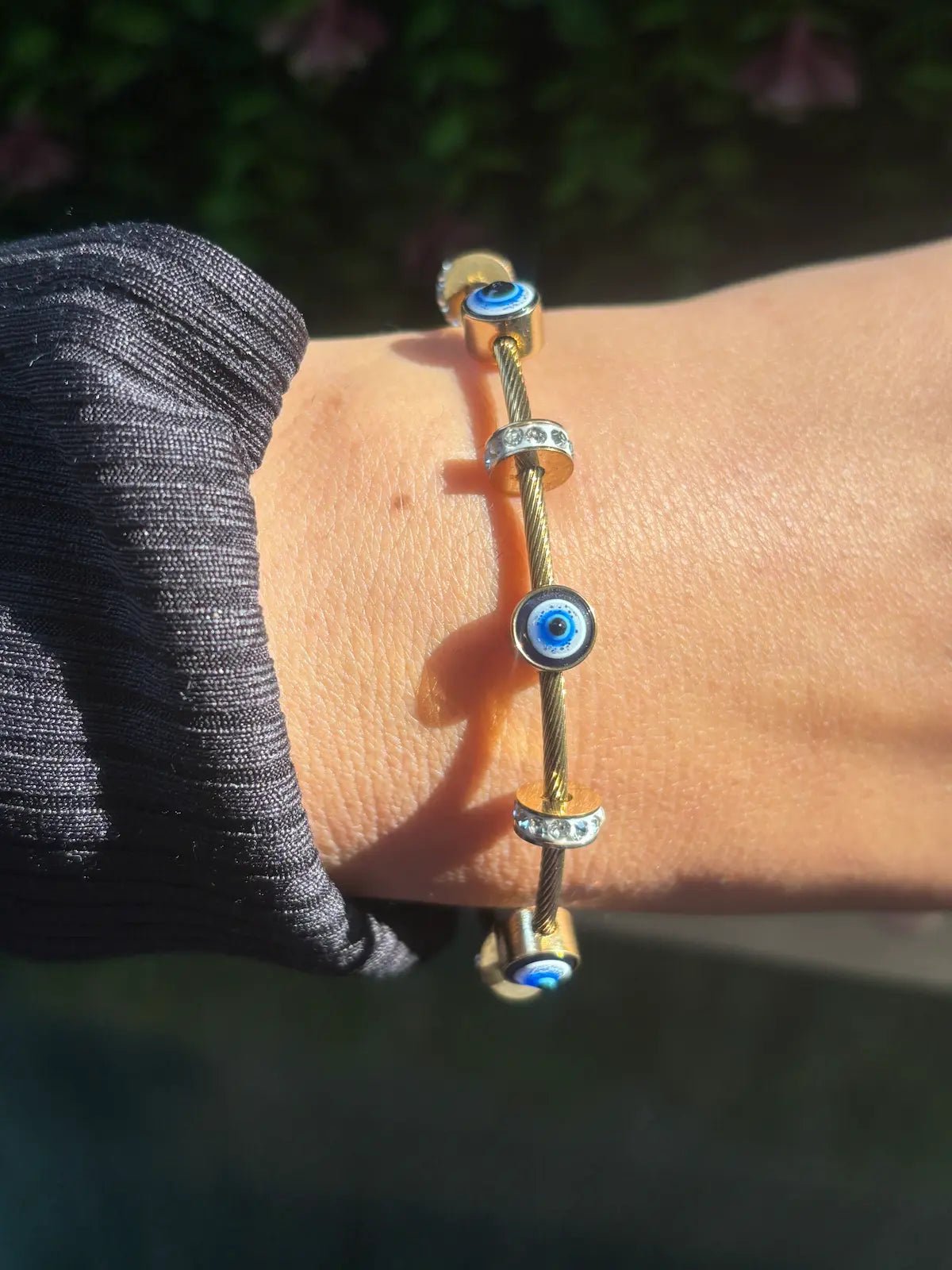 Trendy Evil Eye Anti Tarnish Bracelet - 