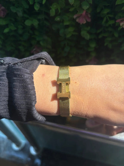 Halo Gold Anti Tarnish Bracelet - 