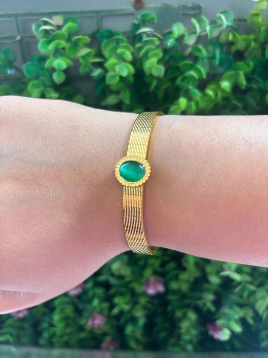 Majestic Circle Anti Tarnish Bracelet - 