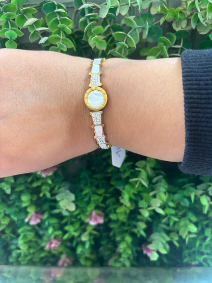 Ivory Rhythm Anti Tarnish Bracelet - 