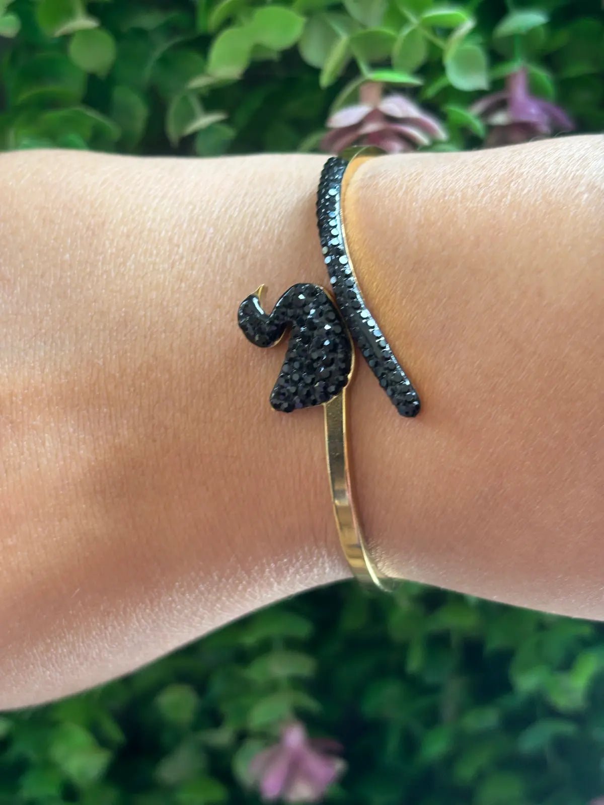 Noir Swan Anti Tarnish Bracelet - 