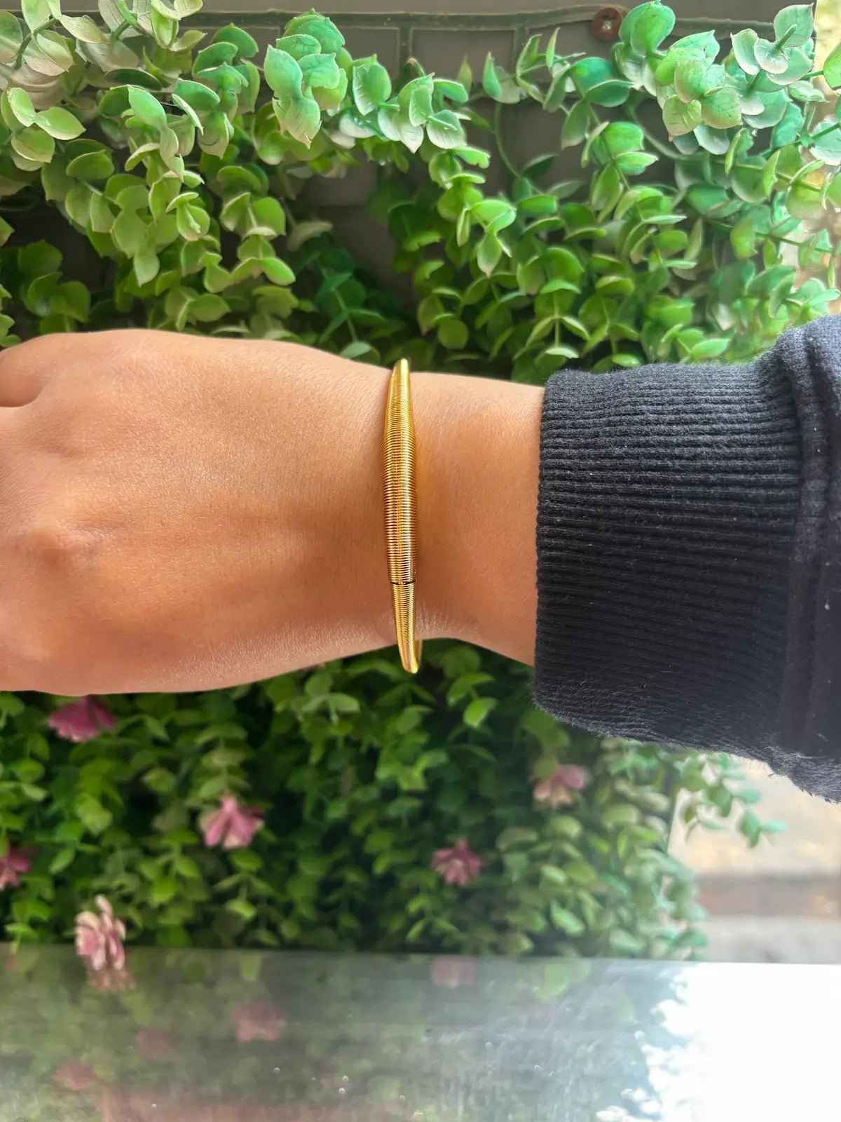 Spiral Anti - Tarnish Bracelet - 