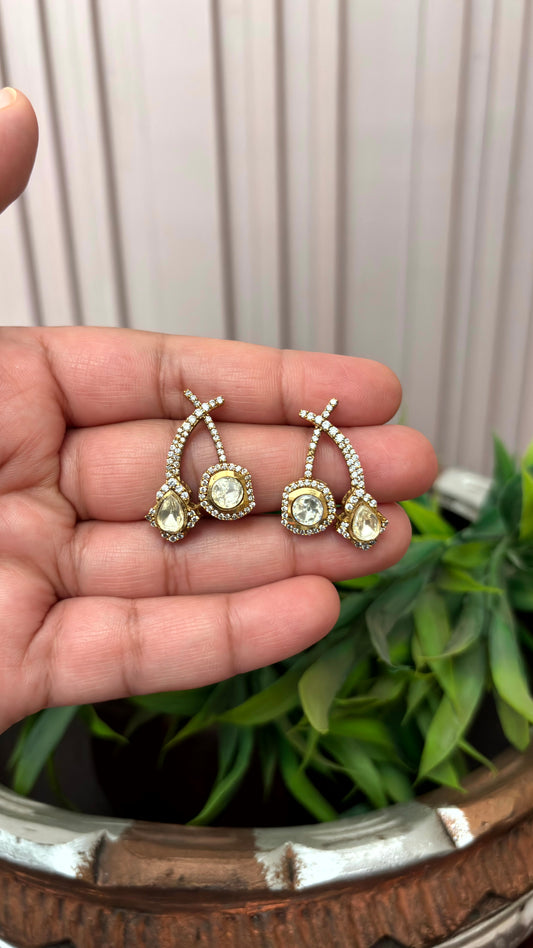 Ruhani Moissanite Earrings - 