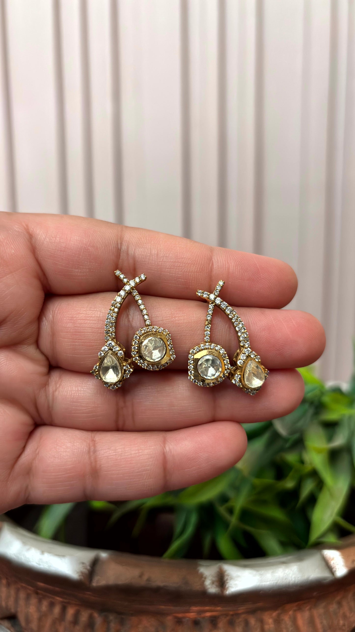Ruhani Moissanite Earrings - 
