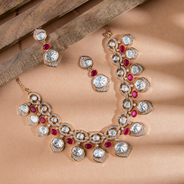 Ruby Radiance Necklace Set