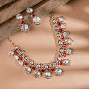 Ruby Radiance Necklace Set