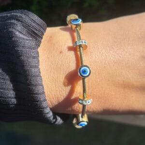 Trendy Evil Eye Anti Tarnish Bracelet