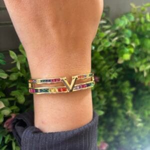 V Radiance Anti Tarnish Bracelet