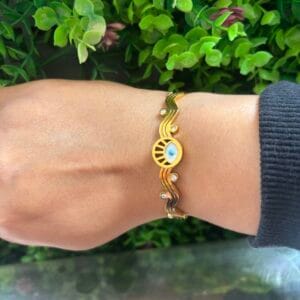 Evil Eye Protection Anti Tarnish Bracelet