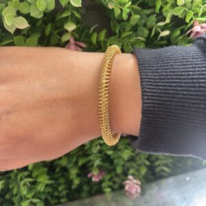 Spiral Gleam Anti Tarnish Bracelet