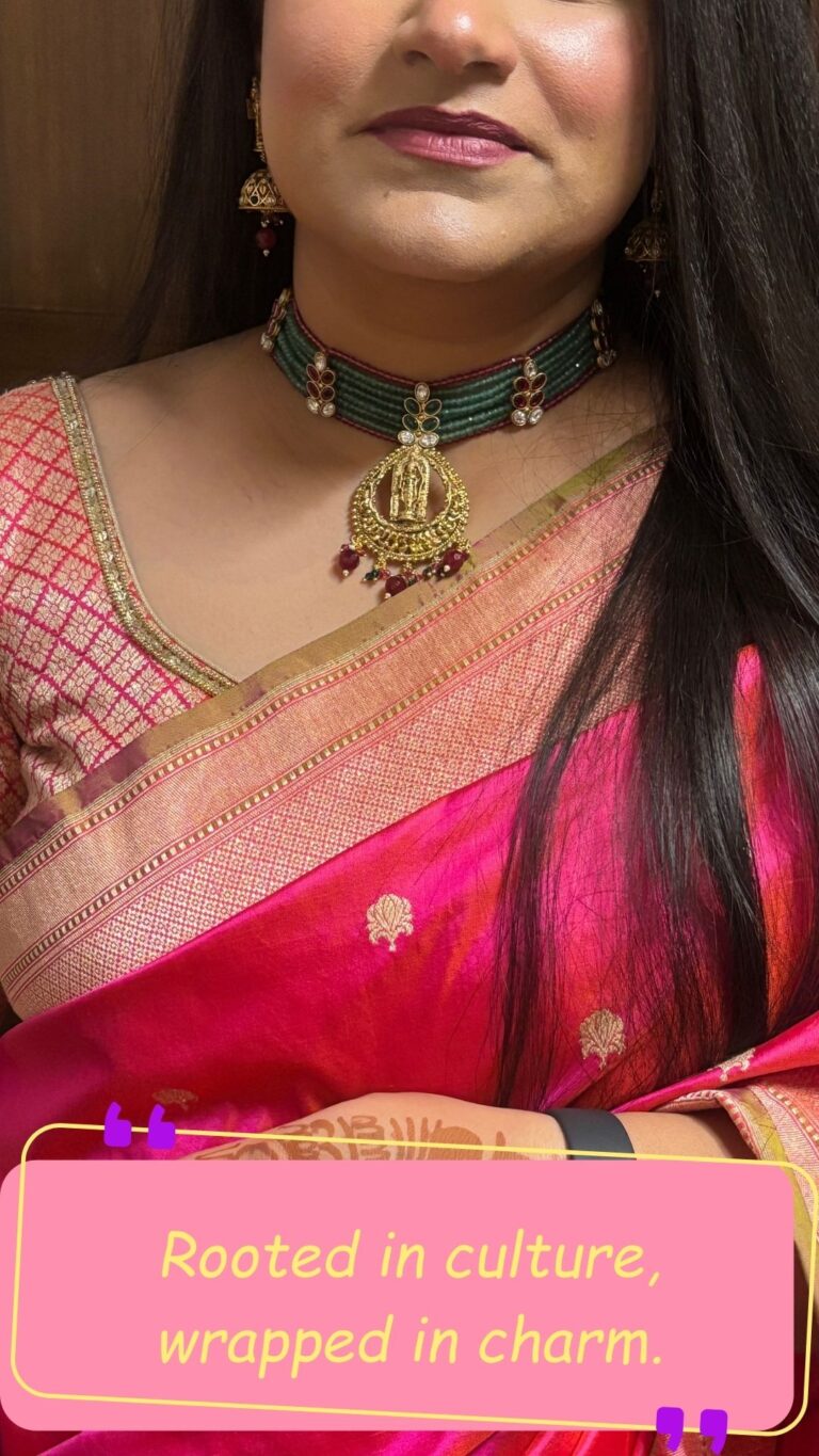 Ram Darbar Temple Jewellery Set