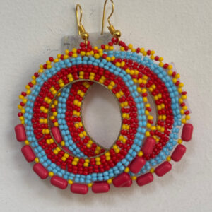 red and blue hoops