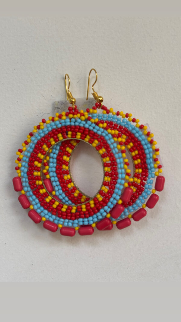 red and blue hoops