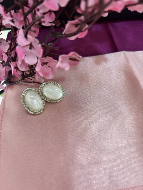 Glow Pearl Anti Tarnish Studs - Image 3