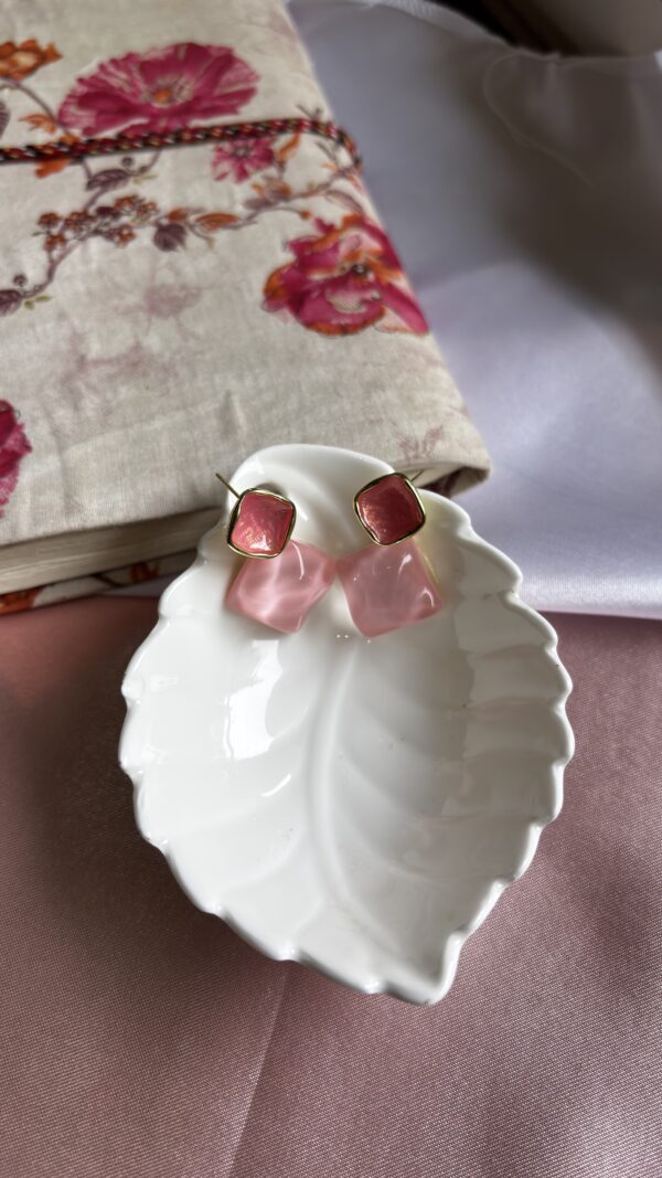 Rosy Chic Studs - Image 2