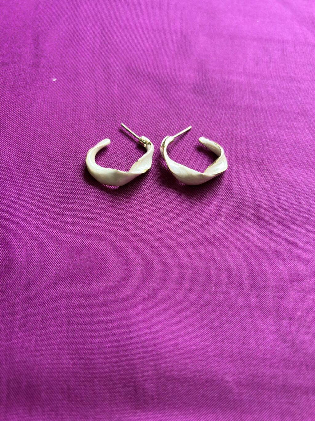 Hex Flick Anti Tarnish Hoops - Image 4