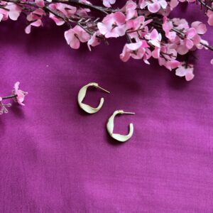 Hex Flick Anti Tarnish Hoops