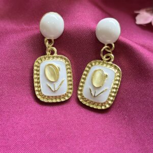 Boho Frame Rust Anti Tarnish Earrings