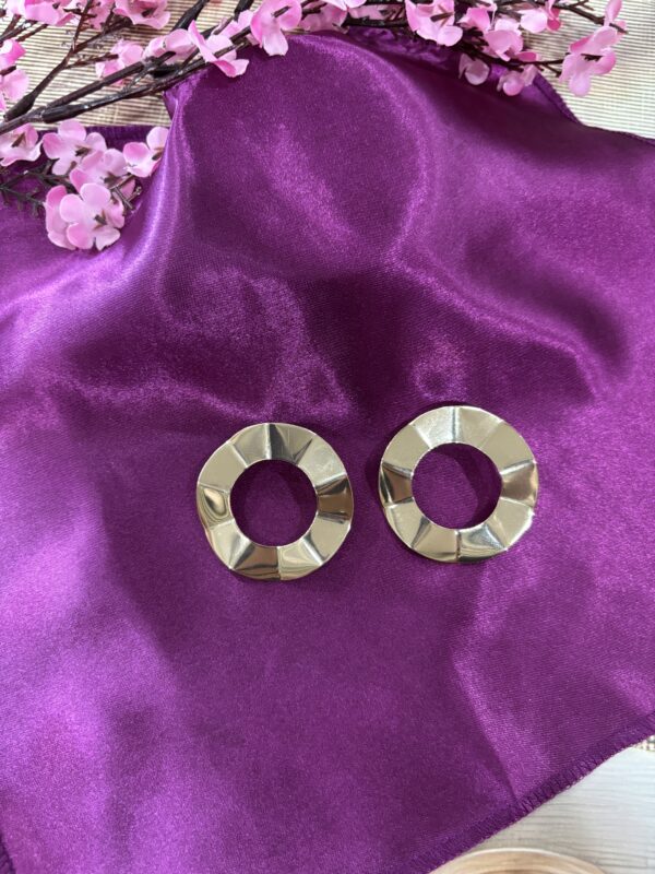 Swirled Drape Hoops - Image 3