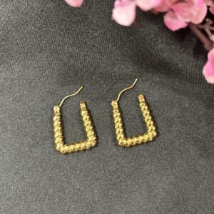 Boxy Chic Anti Tarnish Hoops