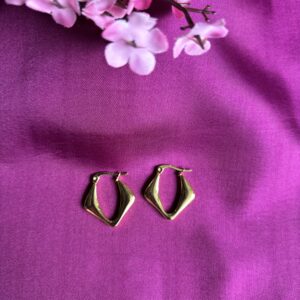 Hexa Chic Anti Tarnish Hoops