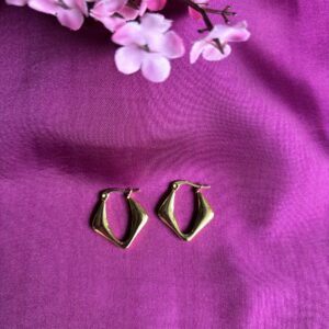 Hexa Chic Anti Tarnish Hoops