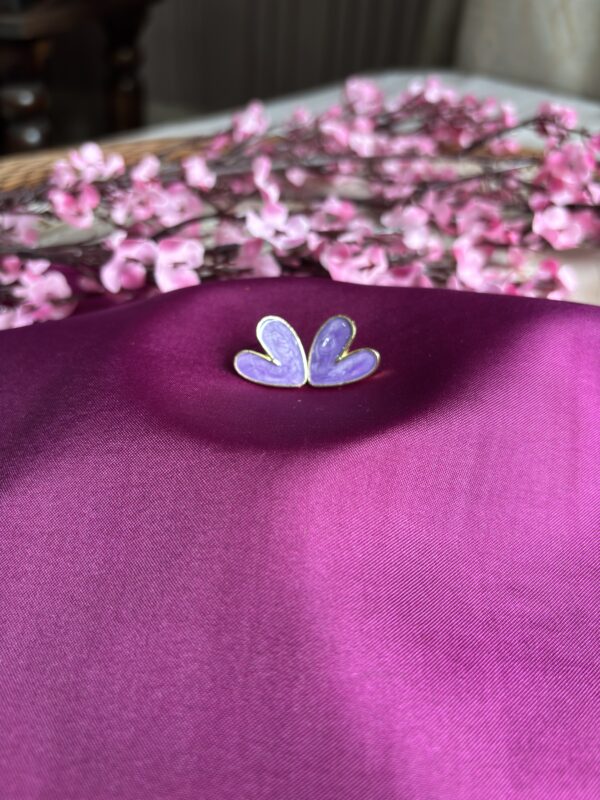 Lilac Love Stud Earrings - Image 3