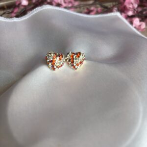 Crimson Spark Studs