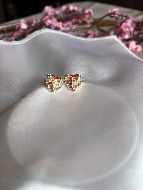 Crimson Spark Studs